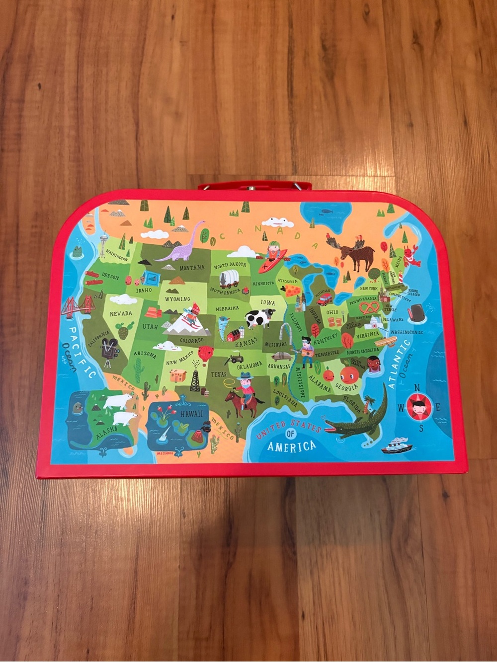 Crocodile Creek United States Map Puzzle